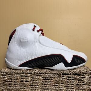 Size 10.5 - Air Jordan 21 OG White Varsity Red 2006 (Preowned) EUC
